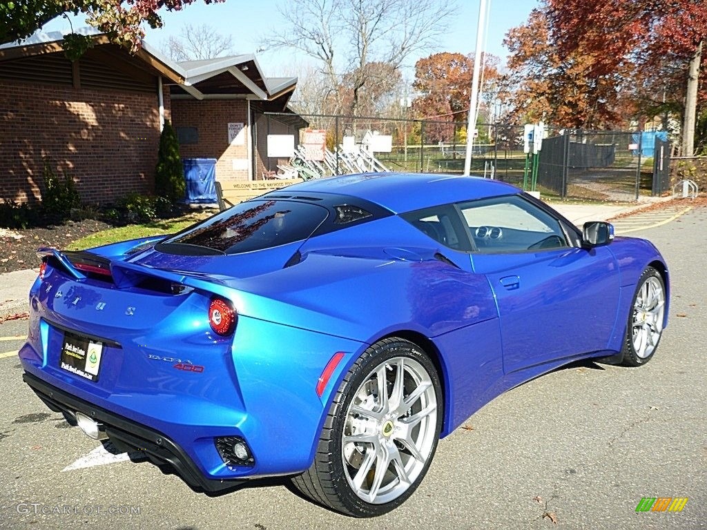 2017 Evora 400 - Metallic Blue / Black photo #6