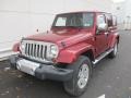 2011 Deep Cherry Red Jeep Wrangler Unlimited Sahara 4x4  photo #9