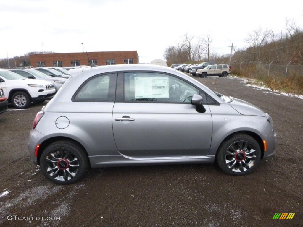 Billet Argento (Silver) 2017 Fiat 500 Pop Exterior Photo #117143798