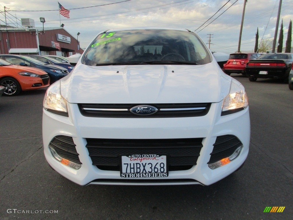 2015 Escape SE - Oxford White / Charcoal Black photo #2
