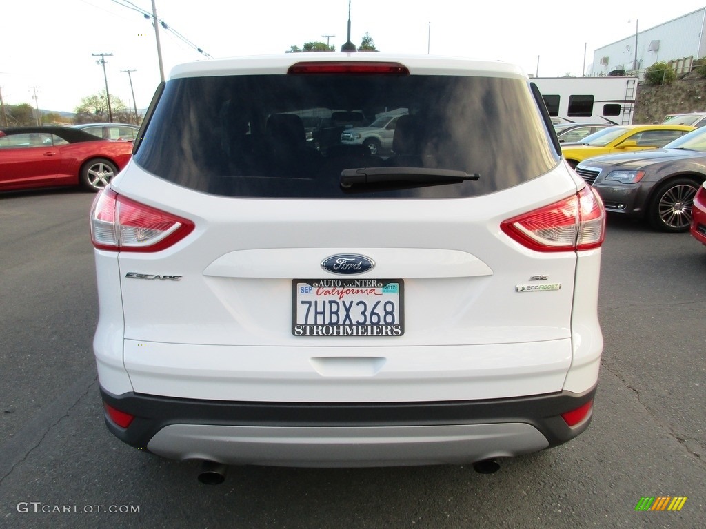 2015 Escape SE - Oxford White / Charcoal Black photo #6
