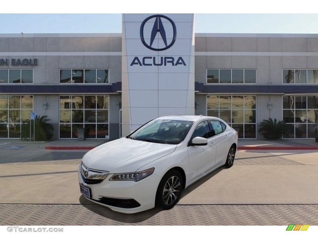 2017 TLX Sedan - Bellanova White Pearl / Ebony photo #3