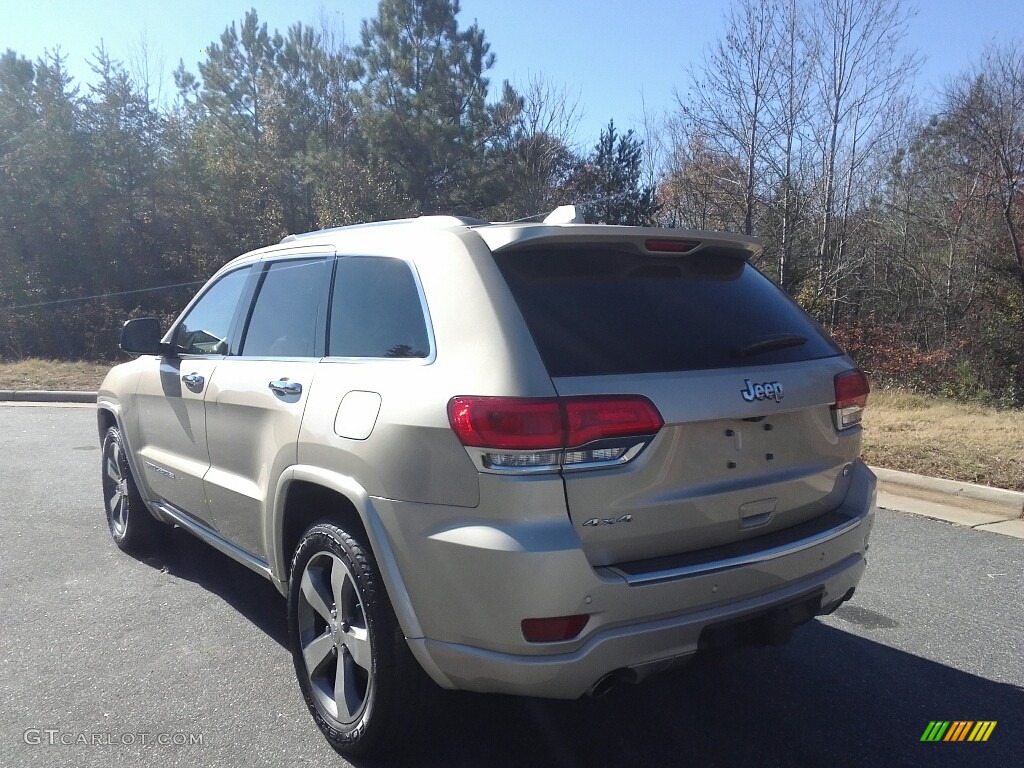 2015 Grand Cherokee Overland 4x4 - Cashmere Pearl / Brown/Light Frost Beige photo #8