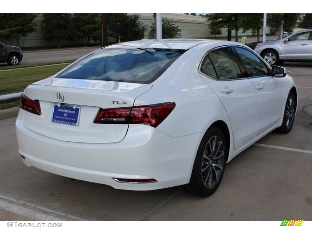 2017 TLX V6 Technology Sedan - Bellanova White Pearl / Graystone photo #7