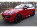 Carmine Red 2014 Porsche Cayenne Turbo Exterior