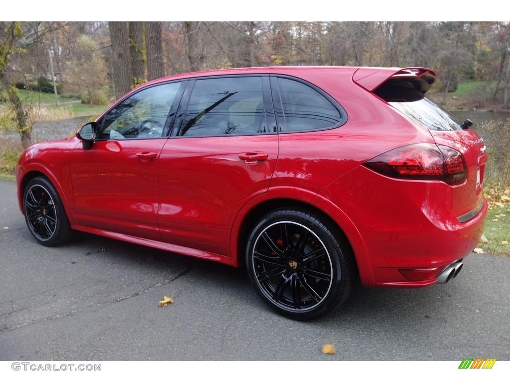 2014 Cayenne Turbo - Carmine Red / Black photo #4