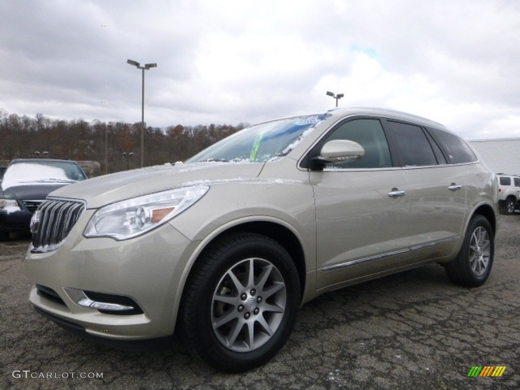 2014 Enclave Leather AWD - Champagne Silver Metallic / Cocoa photo #2