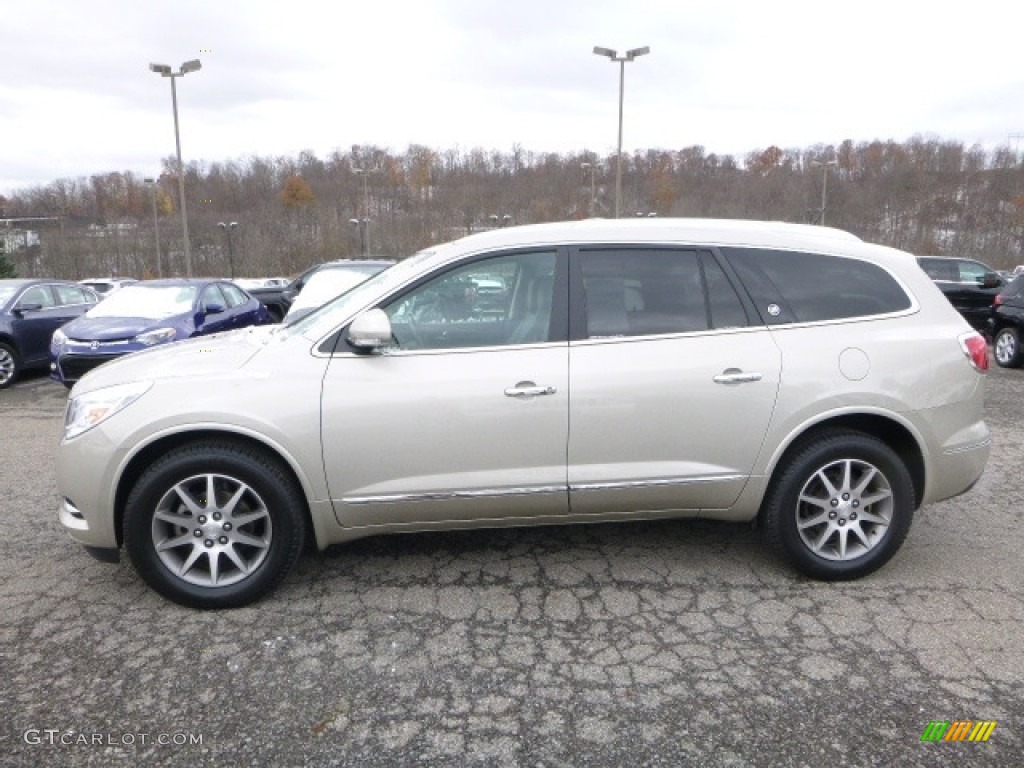 2014 Enclave Leather AWD - Champagne Silver Metallic / Cocoa photo #3