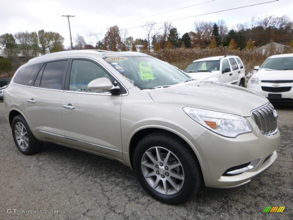 2014 Enclave Leather AWD - Champagne Silver Metallic / Cocoa photo #8