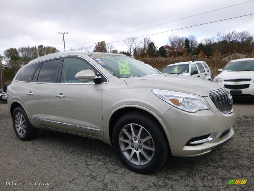 2014 Enclave Leather AWD - Champagne Silver Metallic / Cocoa photo #9