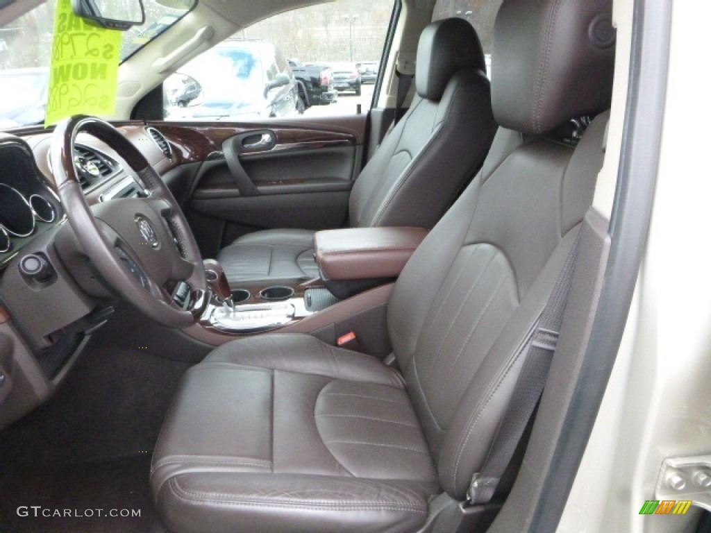 2014 Enclave Leather AWD - Champagne Silver Metallic / Cocoa photo #16