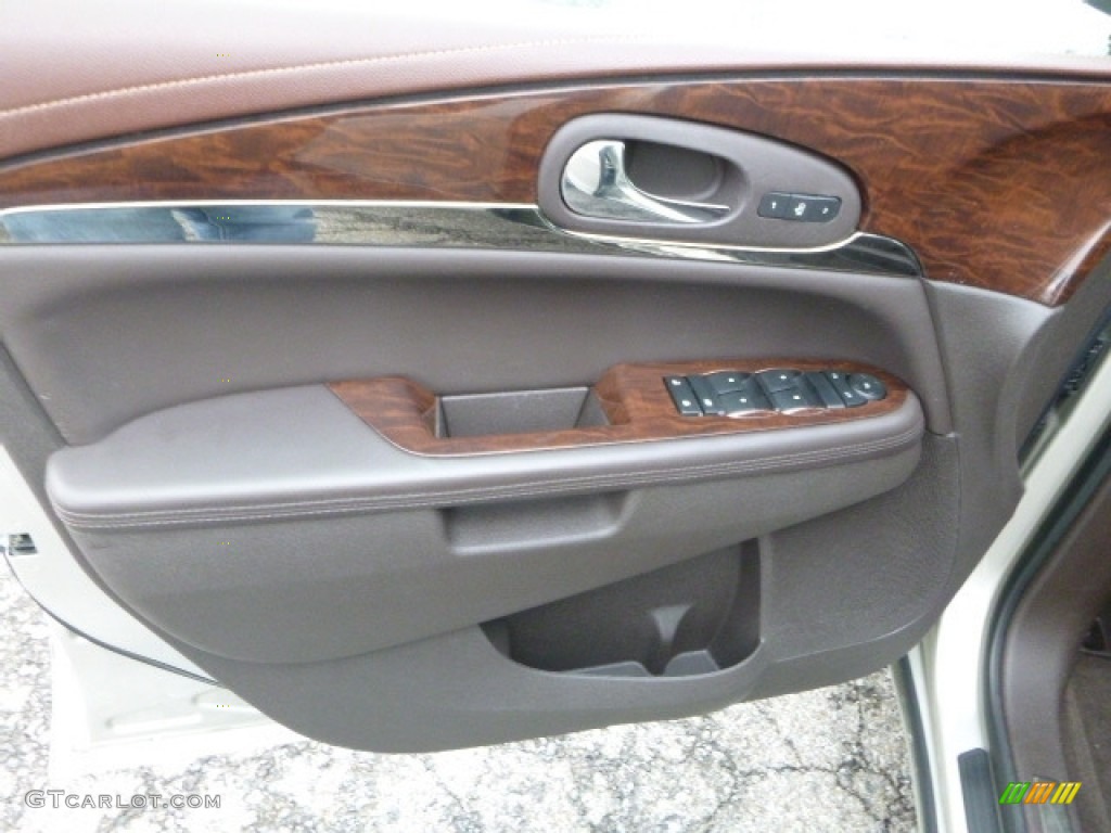 2014 Enclave Leather AWD - Champagne Silver Metallic / Cocoa photo #17