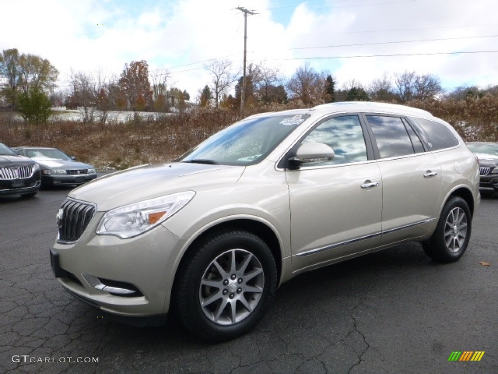 2013 Enclave Leather AWD - Champagne Silver Metallic / Ebony Leather photo #1