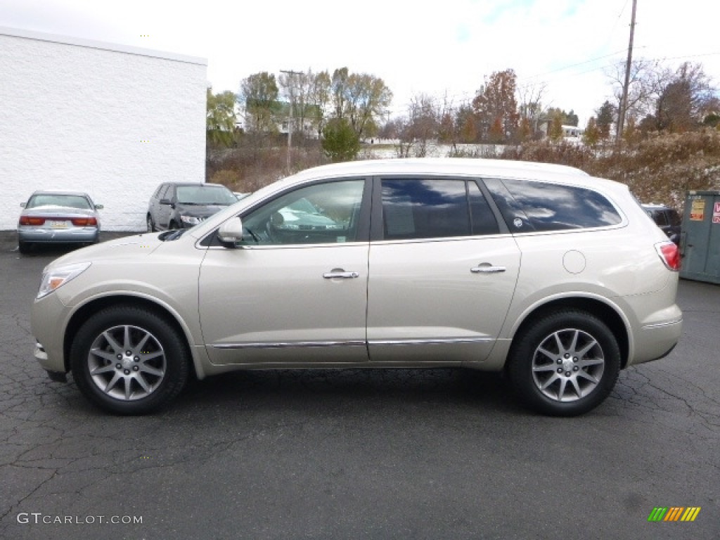 2013 Enclave Leather AWD - Champagne Silver Metallic / Ebony Leather photo #3