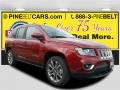 2017 Deep Cherry Red Crystal Pearl Jeep Compass High Altitude 4x4  photo #1