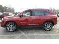 2017 Deep Cherry Red Crystal Pearl Jeep Compass High Altitude 4x4  photo #3