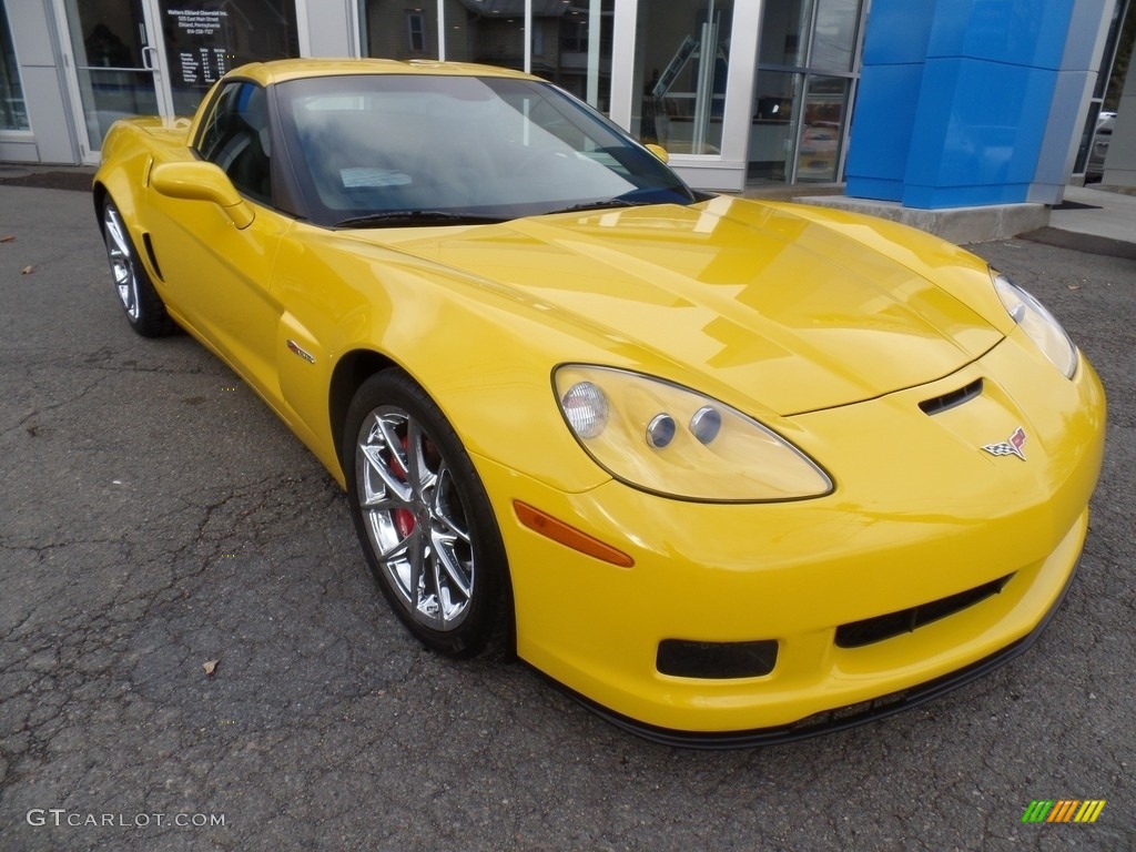 2010 Corvette Coupe - Velocity Yellow / Ebony Black photo #5
