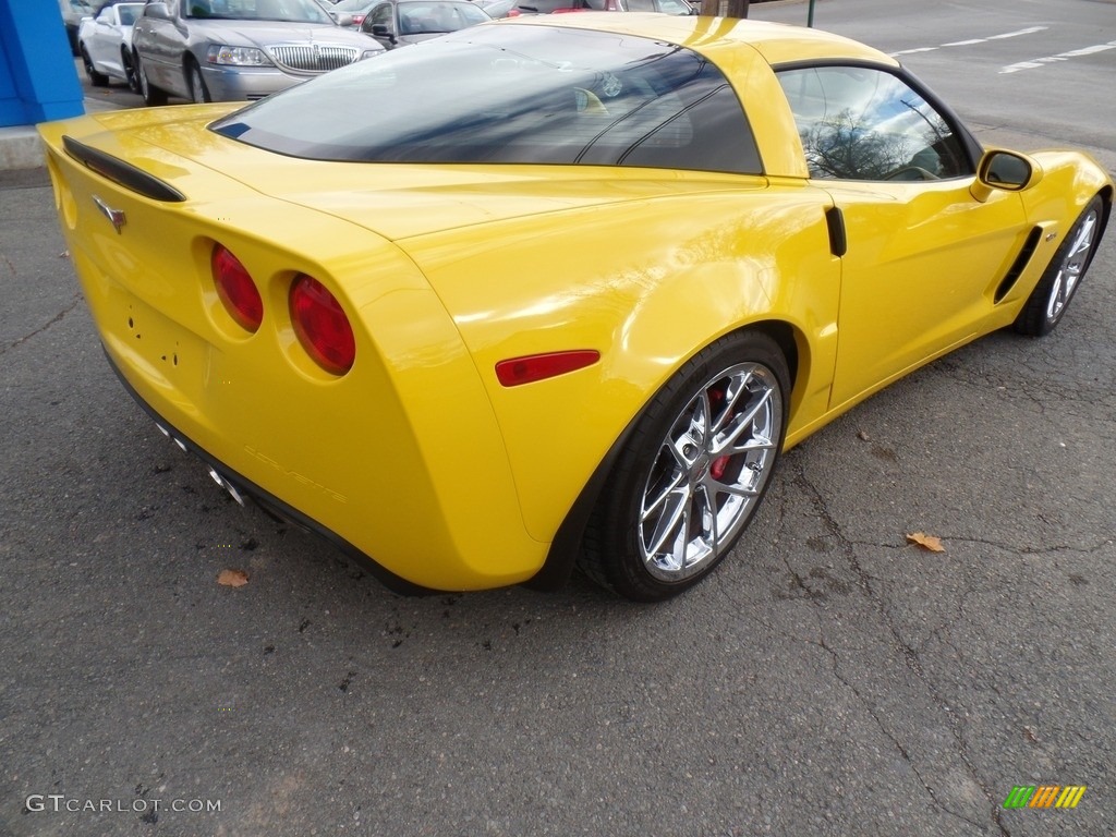 2010 Corvette Coupe - Velocity Yellow / Ebony Black photo #7
