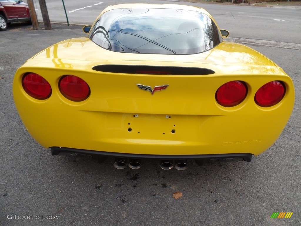 2010 Corvette Coupe - Velocity Yellow / Ebony Black photo #8