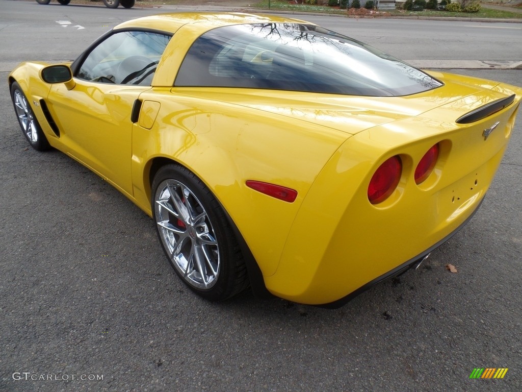 2010 Corvette Coupe - Velocity Yellow / Ebony Black photo #9