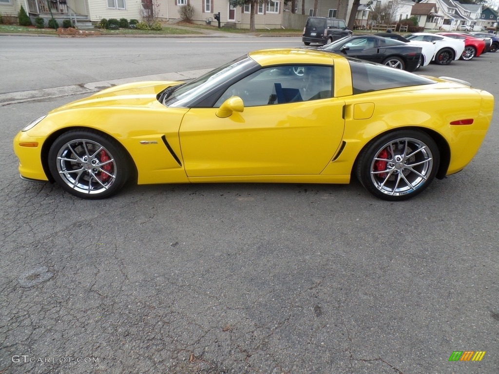 2010 Corvette Coupe - Velocity Yellow / Ebony Black photo #10