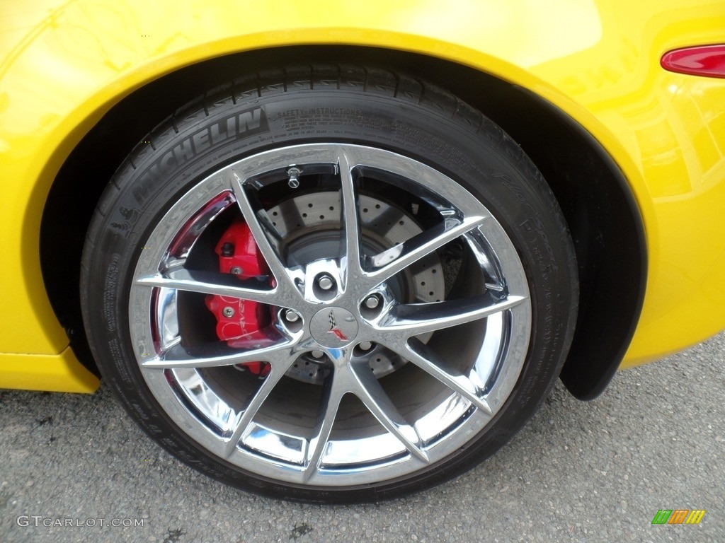2010 Corvette Coupe - Velocity Yellow / Ebony Black photo #11