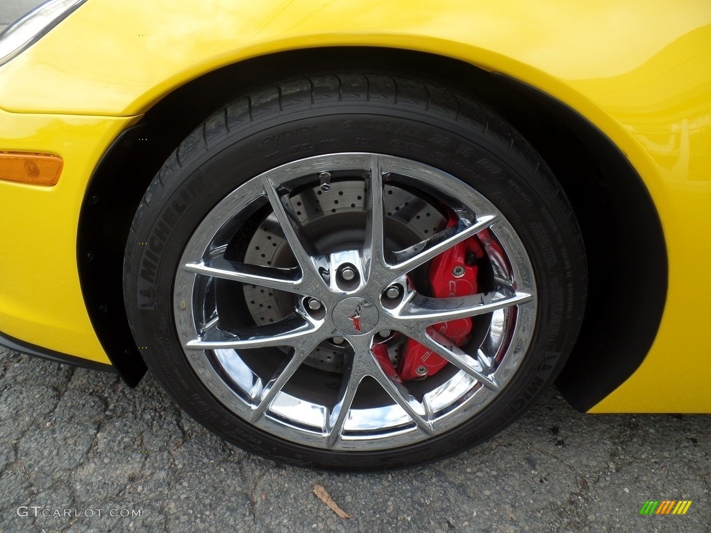 2010 Corvette Coupe - Velocity Yellow / Ebony Black photo #12