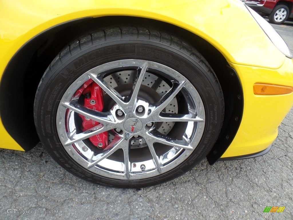 2010 Corvette Coupe - Velocity Yellow / Ebony Black photo #14