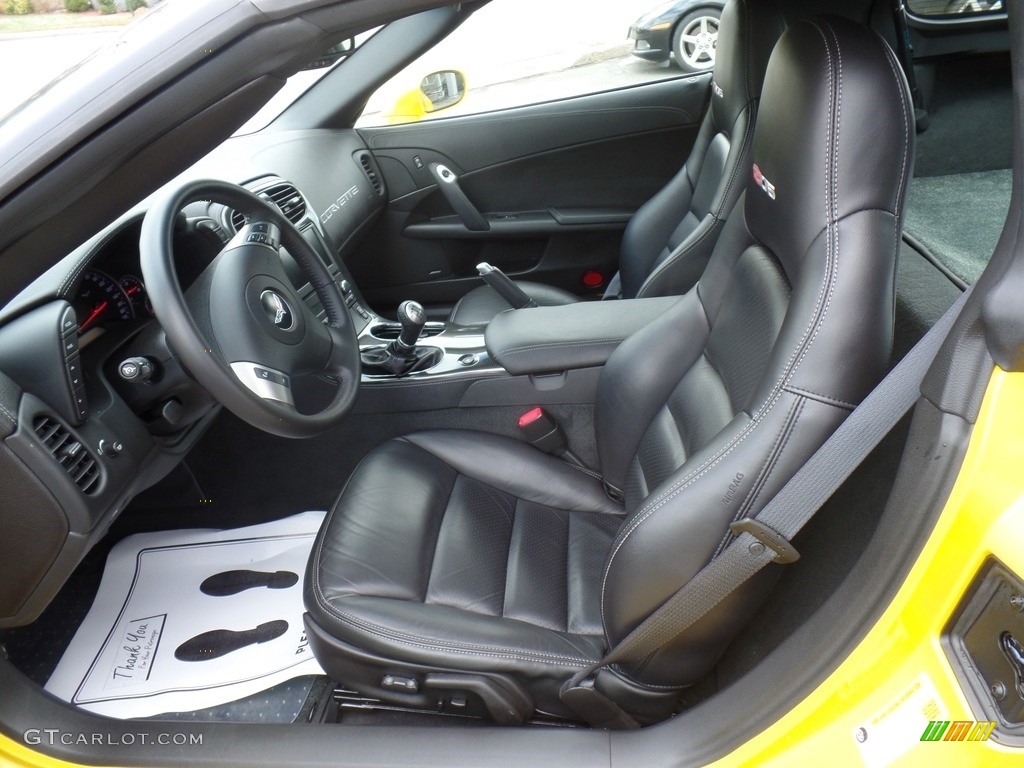 2010 Corvette Coupe - Velocity Yellow / Ebony Black photo #20