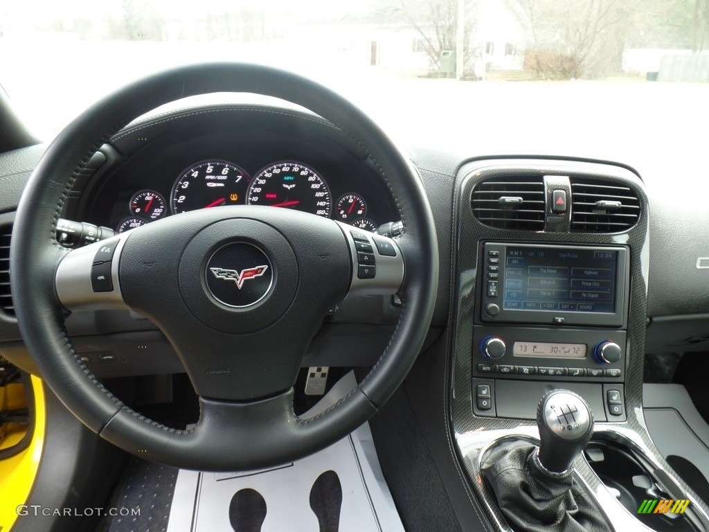 2010 Corvette Coupe - Velocity Yellow / Ebony Black photo #22