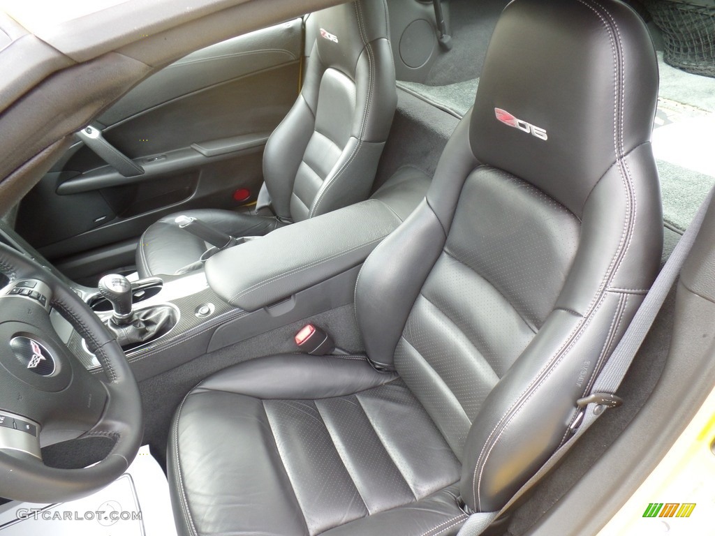 2010 Corvette Coupe - Velocity Yellow / Ebony Black photo #27