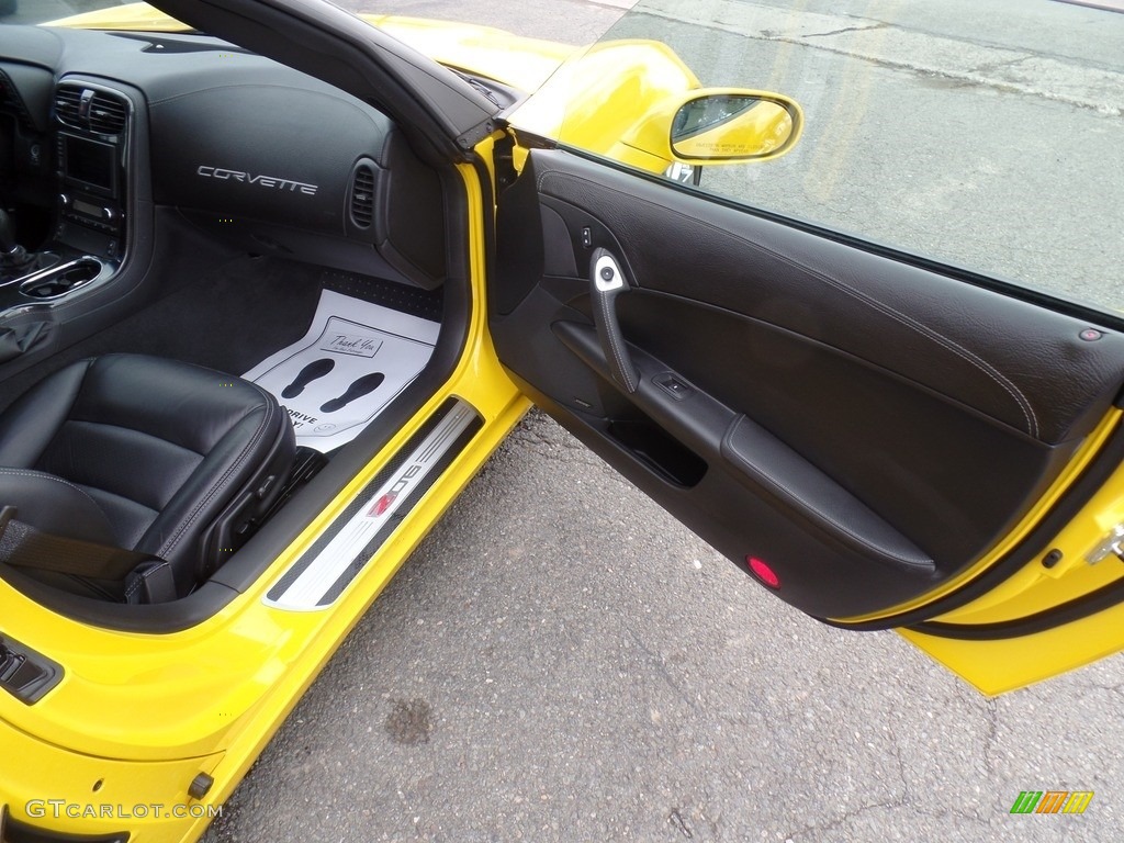 2010 Corvette Coupe - Velocity Yellow / Ebony Black photo #43