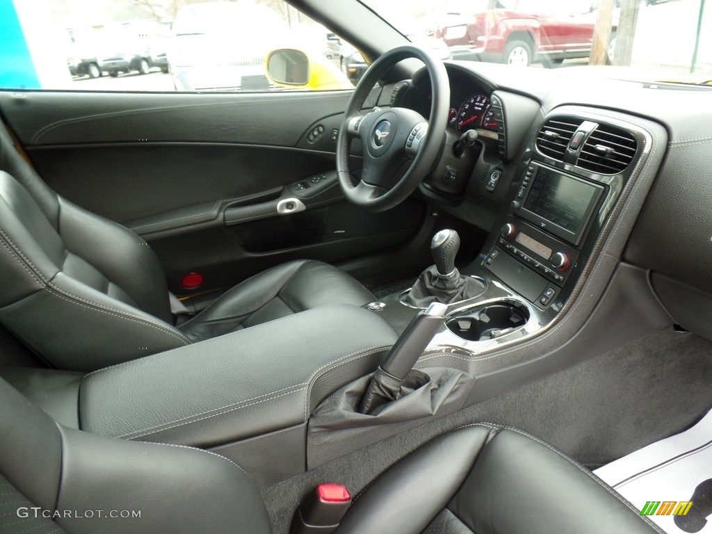 2010 Corvette Coupe - Velocity Yellow / Ebony Black photo #46