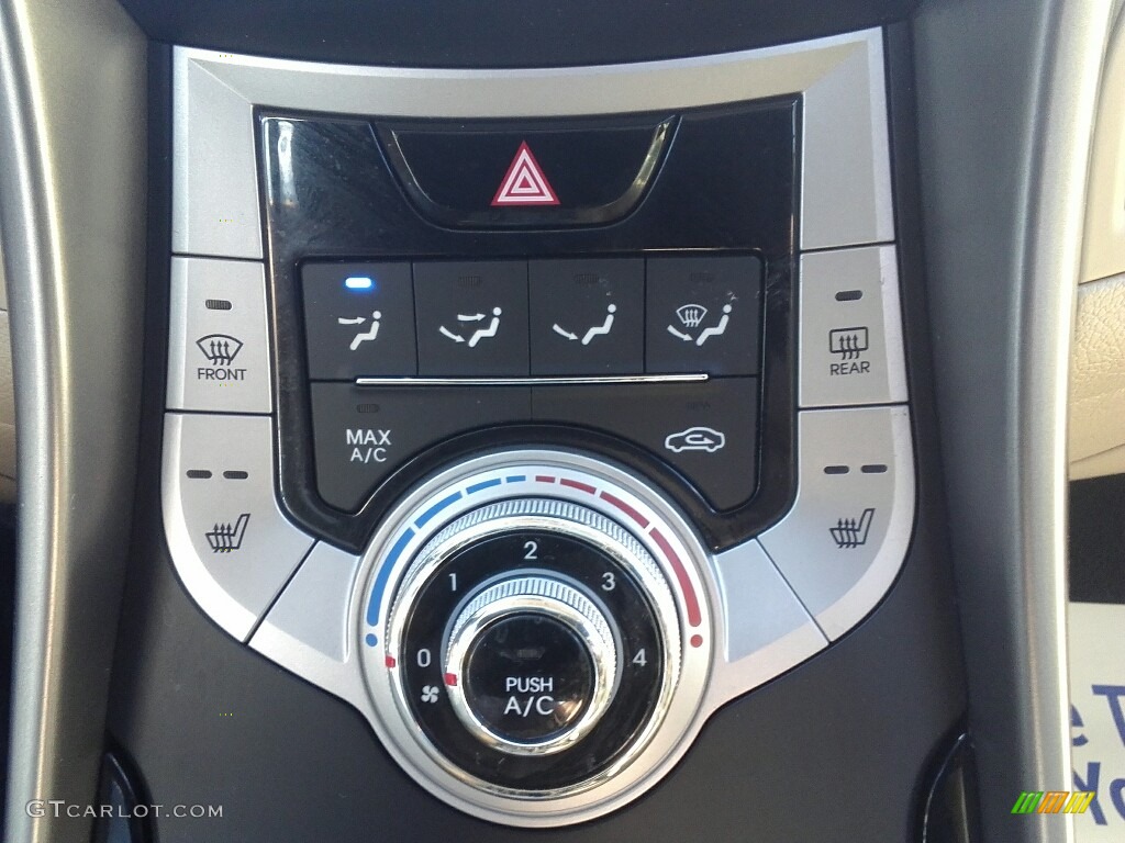 2012 Elantra Limited - Shimmering White / Beige photo #19