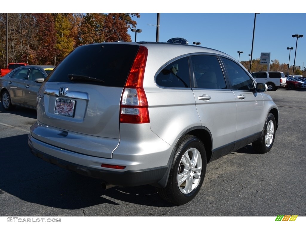 2010 CR-V EX-L - Taffeta White / Gray photo #3