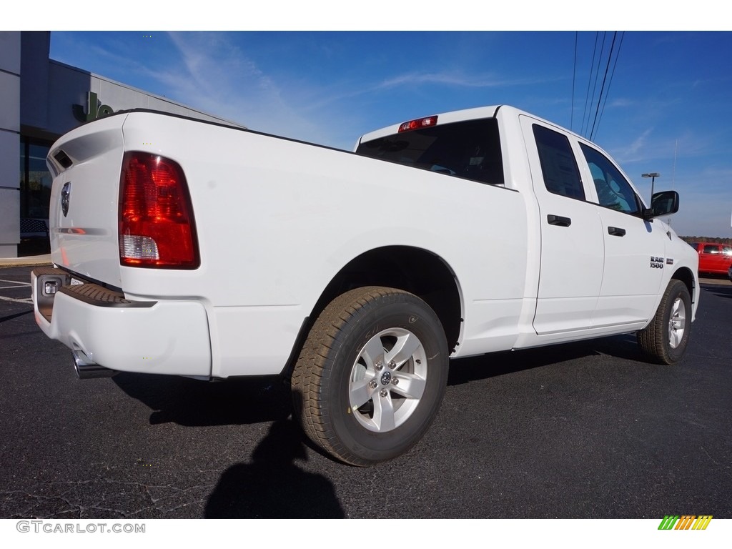 2017 1500 Express Quad Cab - Bright White / Black/Diesel Gray photo #7