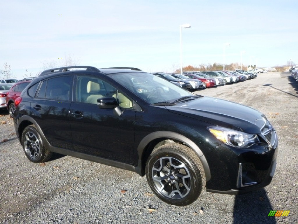 2017 Crosstrek 2.0i Limited - Crystal Black Silica / Ivory photo #1