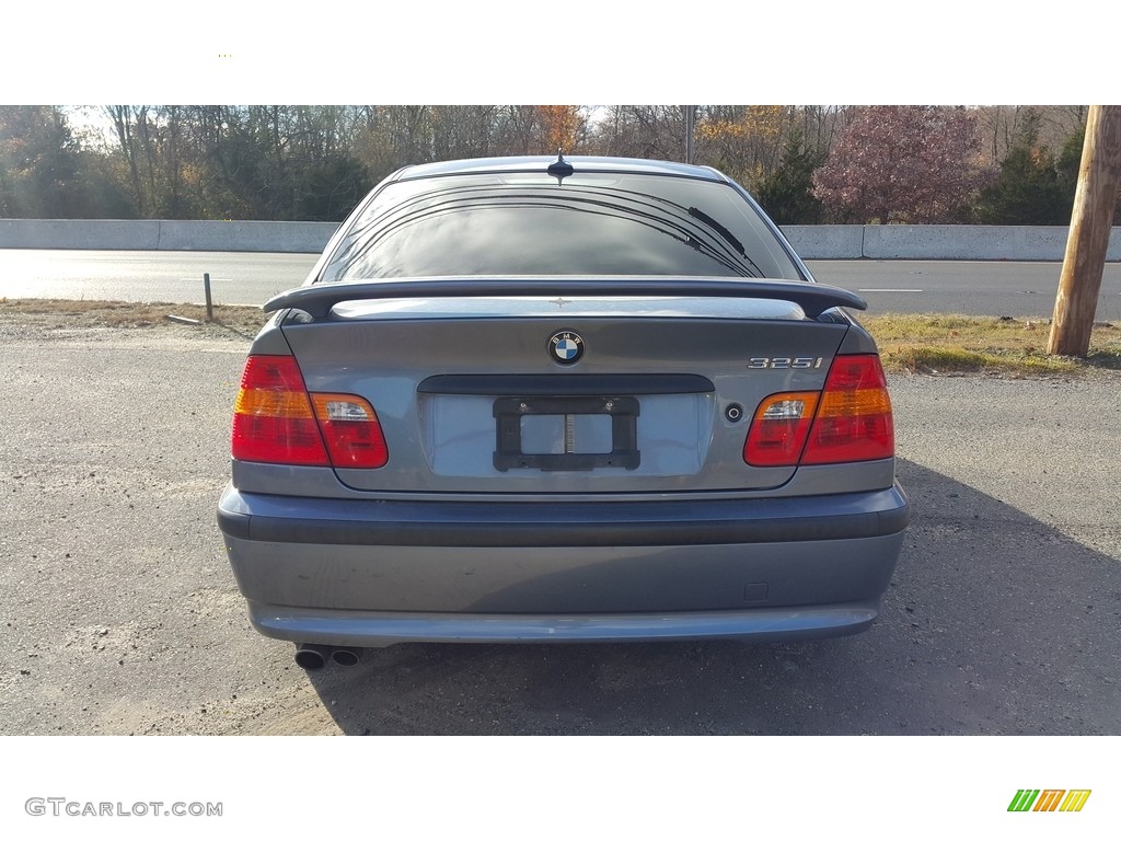 2004 3 Series 325i Sedan - Steel Blue Metallic / Sand photo #6