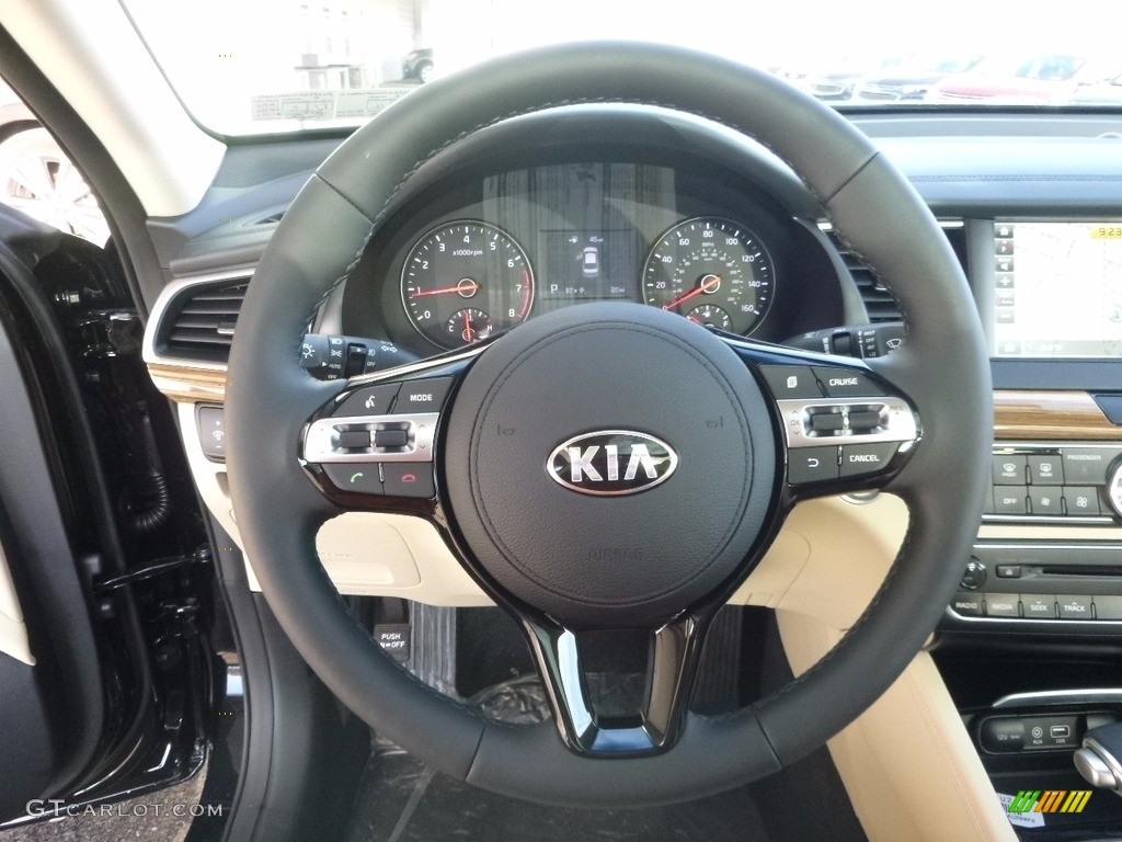 2017 Kia Cadenza Premium Beige Steering Wheel Photo #117158974