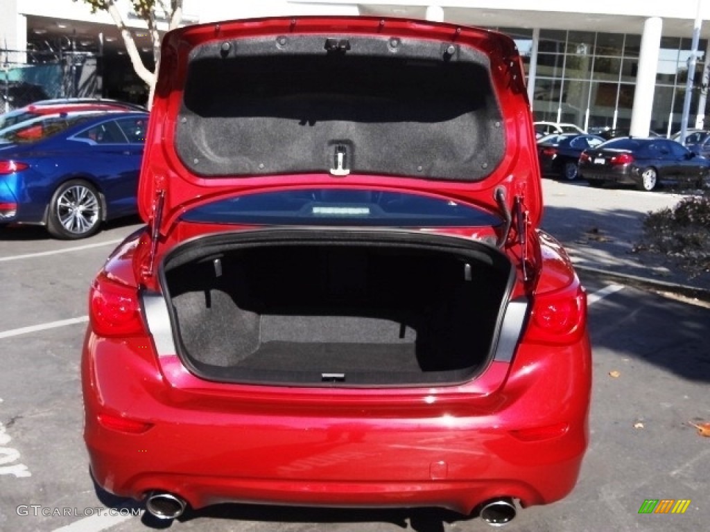 2015 Q50 S 3.7 - Venetian Ruby / Stone photo #38