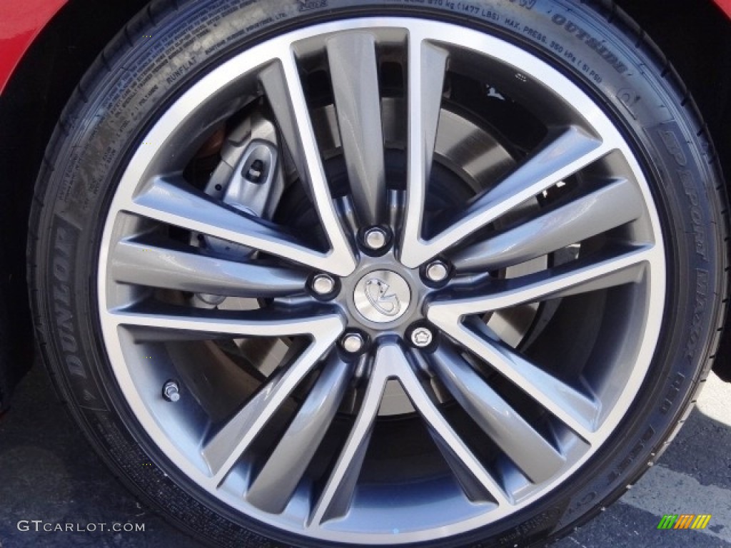 2015 Q50 S 3.7 - Venetian Ruby / Stone photo #42