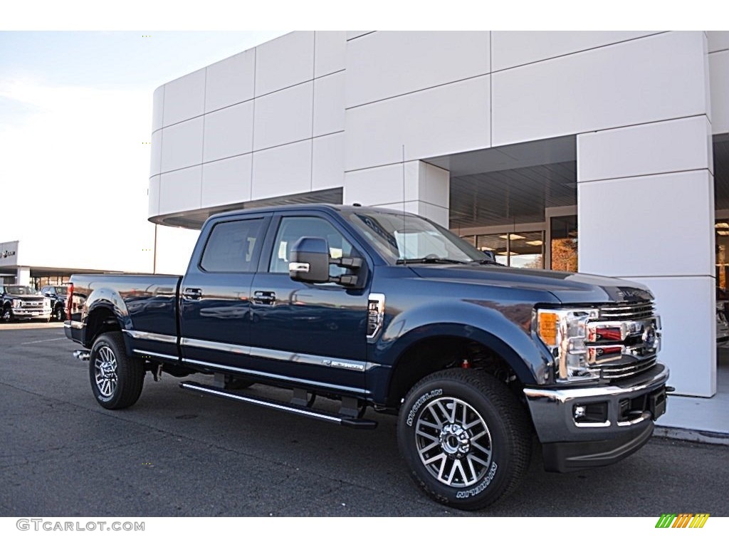 Blue Jeans 2017 Ford F350 Super Duty Lariat Crew Cab 4x4 Exterior Photo #117163096