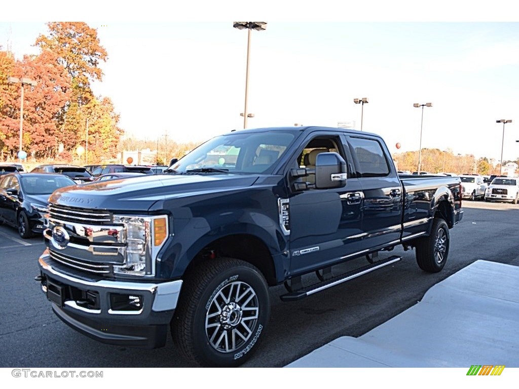 Blue Jeans 2017 Ford F350 Super Duty Lariat Crew Cab 4x4 Exterior Photo #117163132