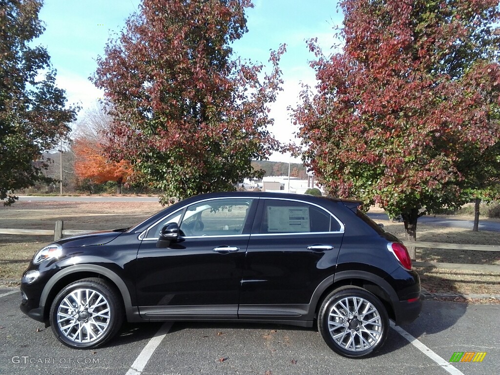 Nero Cinema (Black) 2017 Fiat 500X Lounge Exterior Photo #117163453