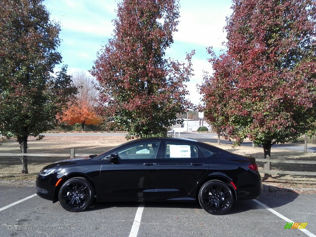 Black 2017 Chrysler 200 Touring Exterior Photo #117164365