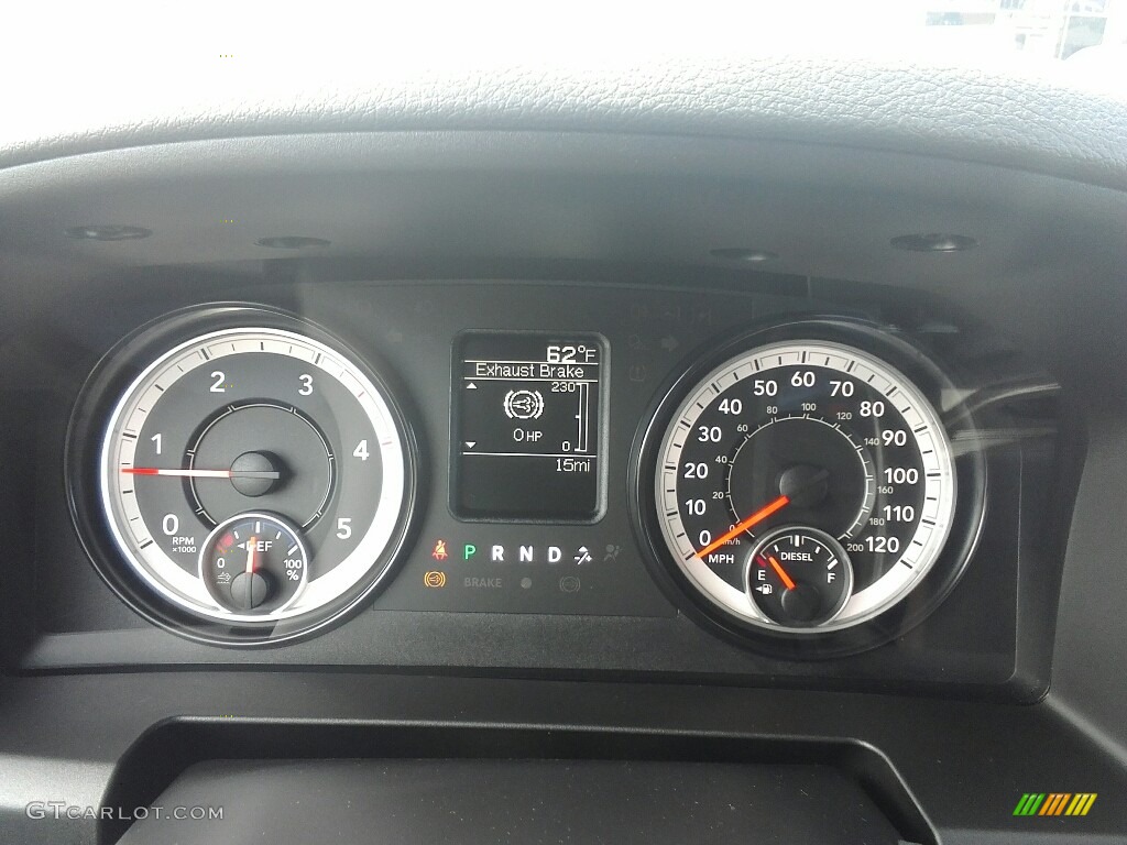2017 Ram 4500 Tradesman Crew Cab Chassis Gauges Photo #117165559