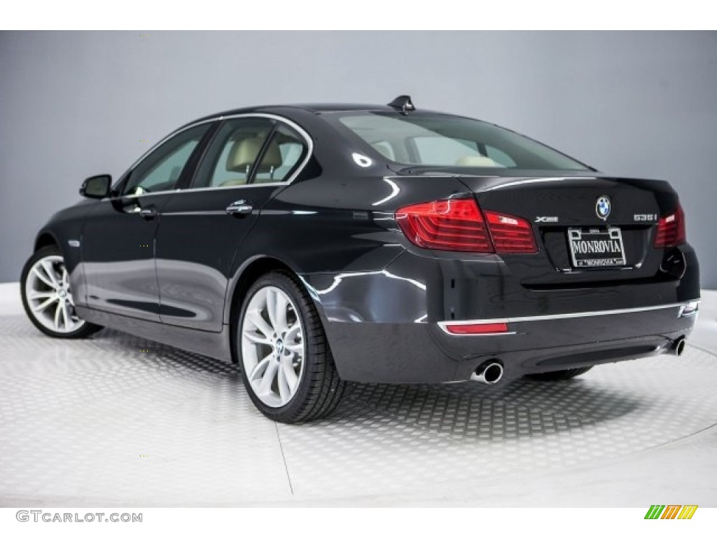 2016 5 Series 535i xDrive Sedan - Black Sapphire Metallic / Venetian Beige/Black photo #10