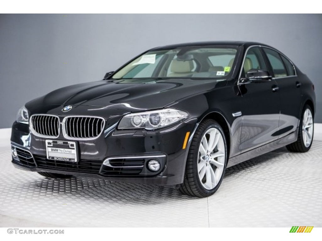 2016 5 Series 535i xDrive Sedan - Black Sapphire Metallic / Venetian Beige/Black photo #14