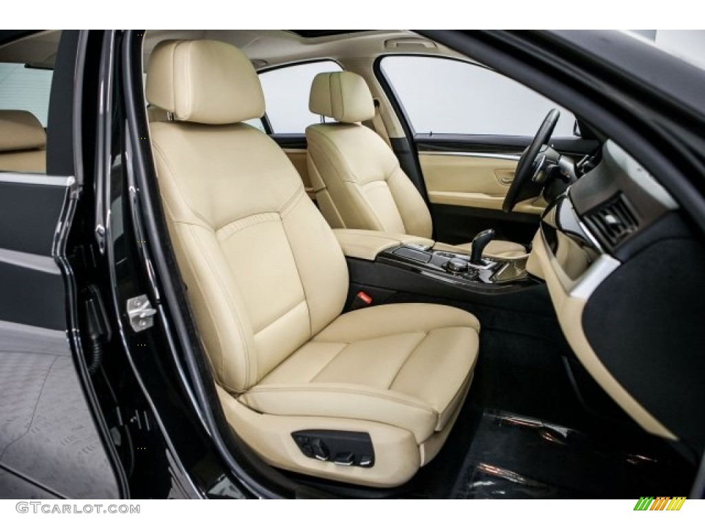 2016 5 Series 535i xDrive Sedan - Black Sapphire Metallic / Venetian Beige/Black photo #15