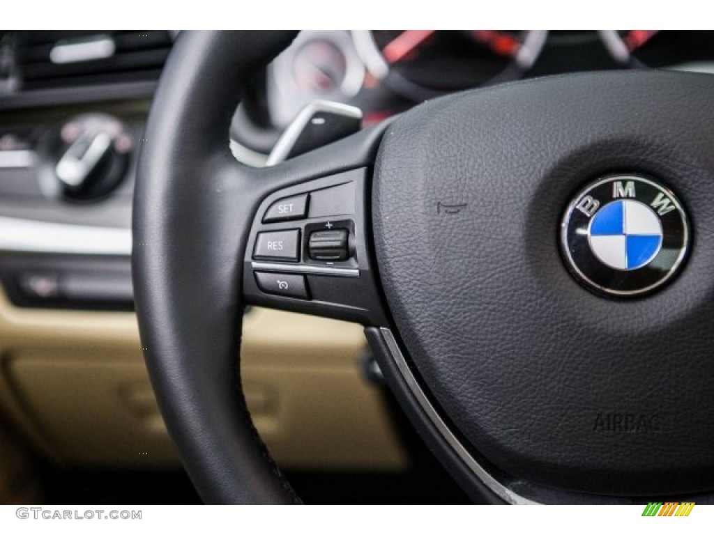 2016 5 Series 535i xDrive Sedan - Black Sapphire Metallic / Venetian Beige/Black photo #17